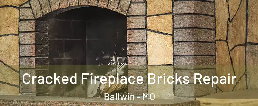  Cracked Fireplace Bricks Repair Ballwin - MO
