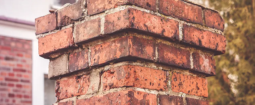 Cracked Chimney Bricks Repair Cost in Ballwin, Missouri