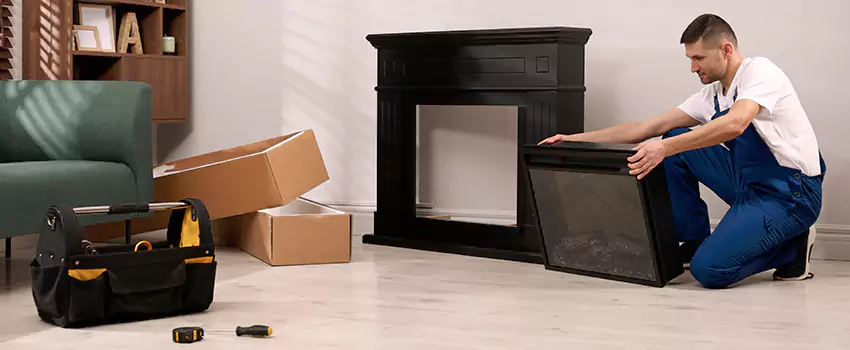 Old Rusted Metal Fireplace Repair And Replacement in Ballwin, MO